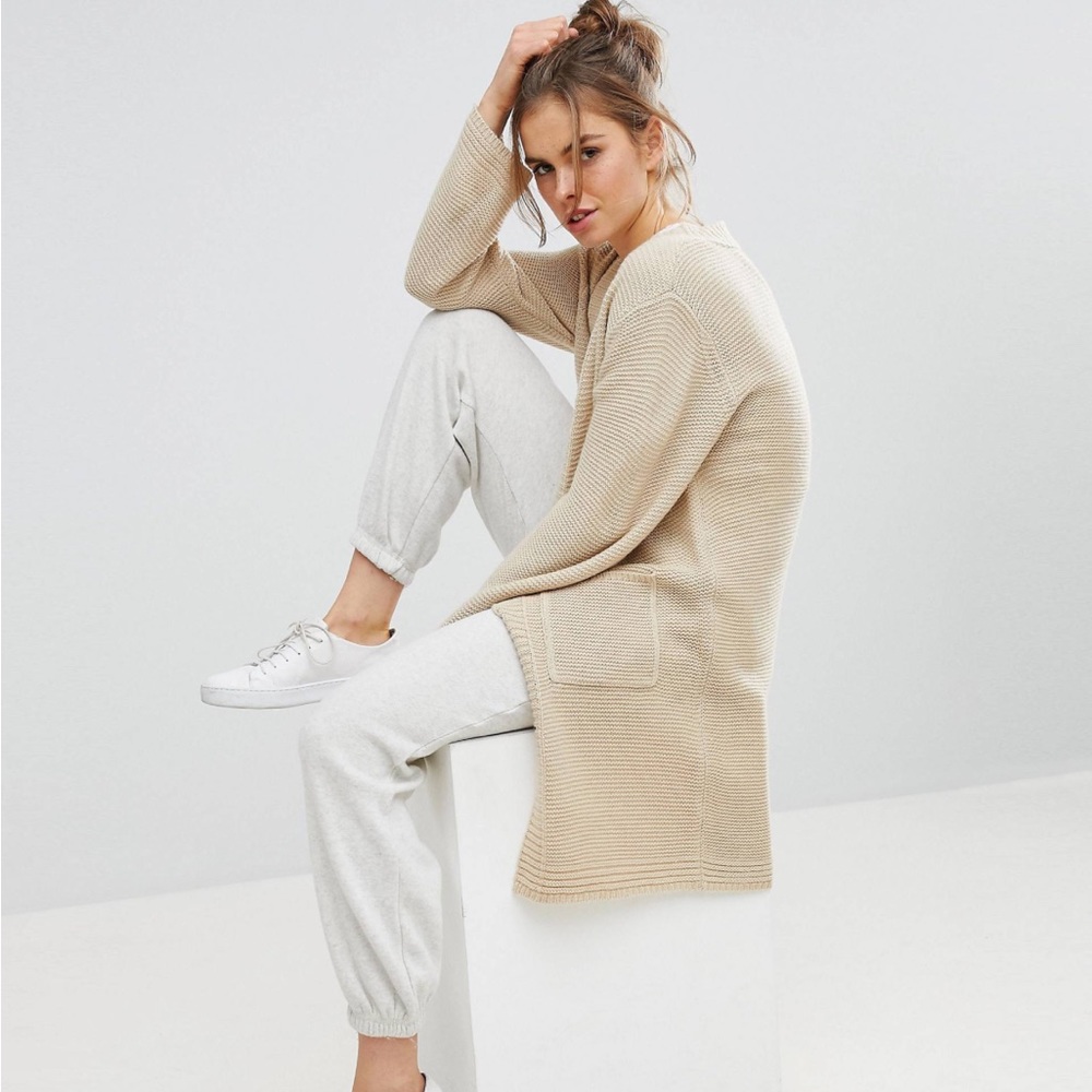 ASOS Micha Lounge Edge to Edge cardigan Sz S